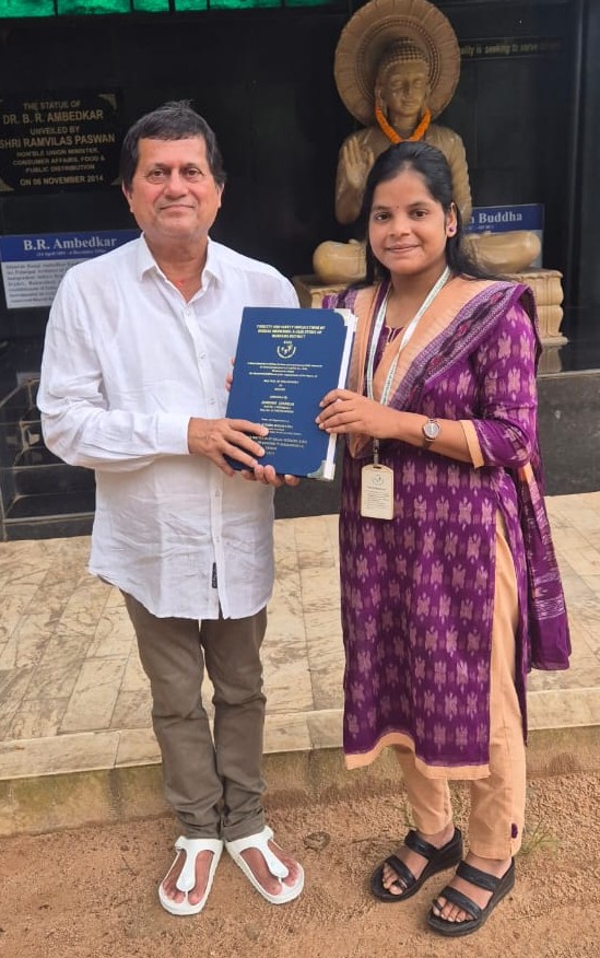 କିସ୍‍ ଛାତ୍ରୀ ଜାମିନୀ ଭୁଞ୍ଜିଆ ଜନଜାତିର ପ୍ରଥମ ରିସର୍ଚ୍ଚ ସ୍କଲାର୍‍